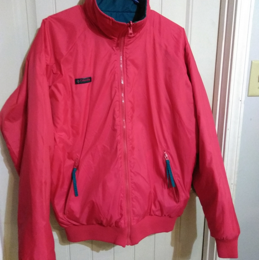 Vintage Columbia Reversible ski puffer coat jacket